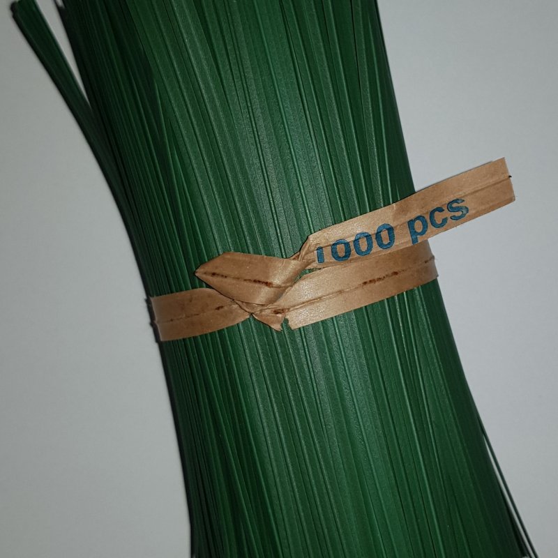 Legaturi din plastic verde 12 cm